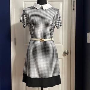 Black and White Pattern Dress